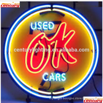 acrylic used car ok neon sign